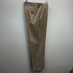 Lauren Ralph Lauren Khaki Corduroy Pants Straight Leg Size 34x30 y2k Green Label